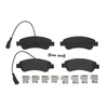 Image de Kit De Plaquettes De Frein, Frein À Disque P 61 125 Brembo Brembo P61125 Citroen;Fiat;Ford;Opel;Peugeot;Toyota;Volkswagen