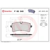 Image de Kit De Plaquettes De Frein, Frein À Disque P65040 Brembo Brembo P65040 Porsche