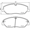 Image de Kit De Plaquettes De Frein, Frein À Disque P 30 090 Brembo Brembo P30090 Hyundai
