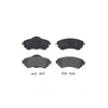 Image de Kit De Plaquettes De Frein, Frein À Disque P 61 105 Brembo Brembo P61105 Citroen