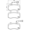 Image de Jeu De Plaquettes De Frein P23139 Brembo Brembo P23139 Abarth;Alfa Romeo