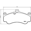 Image de Kit De Plaquettes De Frein, Frein À Disque P 65 032 Brembo Brembo P65032 Audi;Porsche