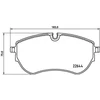 Image de Kit De Plaquettes De Frein, Frein À Disque P85173 Brembo Brembo P85173 Volkswagen