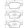 Image de Kit De Plaquettes De Frein, Frein À Disque P 24 218 Brembo Brembo P24218 Ford