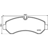 Image de Kit De Plaquettes De Frein, Frein À Disque P50150 Brembo Brembo P50150 Mercedes-Benz