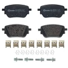 Image de Kit De Plaquettes De Frein, Frein À Disque P 50 151 Brembo Brembo P50151 Mercedes-Benz