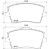 Image de Kit De Plaquettes De Frein, Frein À Disque P86031 Brembo Brembo P86031 Lynk & Co;Volvo