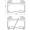 Image de Jeu De Plaquettes De Frein, Frein À Disque P 30 113 Brembo Brembo P30113 Genesis;Kia