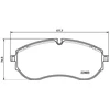 Image de Jeu De Plaquettes De Frein, Frein À Disque P 85 179 Brembo Brembo P85179 Man;Volkswagen