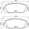 Image de Jeu De Plaquettes De Frein, Frein À Disque P83175 Brembo Brembo P83175 Toyota