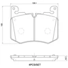 Image de Jeu De Plaquettes De Frein, Frein À Disque P 44 030 Brembo Brembo P44030 Jaguar;Land Rover