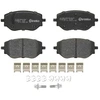 Image de Jeu De Plaquettes De Frein, Frein À Disque P 68 073 Brembo Brembo P68073 Dacia;Mitsubishi;Nissan;Renault