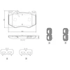 Image de Jeu De Plaquettes De Frein, Frein À Disque P 50 Brembo Brembo P50166 Mercedes-Benz