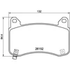 Image de Jeu De Plaquettes De Frein, Frein À Disque P 09 029 Brembo Brembo P09029 Tesla