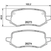 Image de Jeu De Plaquettes De Frein, Frein À Disque P24237 Brembo Brembo P24237 Ford