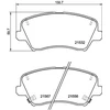 Image de Jeu De Plaquettes De Frein, Frein À Disque P 30 123 Brembo Brembo P30123 Hyundai;Kia