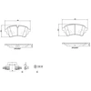 Image de Jeu De Plaquettes De Frein, Frein À Disque P 85 186 Brembo Brembo P85186 Audi