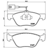 Image de Jeu De Plaquettes De Frein, Frein À Disque P 23 077x Brembo Brembo P23077x Alfa Romeo;Fiat;Lancia
