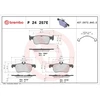 Image de Jeu De Plaquettes De Frein, Frein À Disque P 24 257e Brembo Brembo P24257e Ford Usa