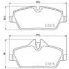 Image de Jeu De Plaquettes De Frein, Frein À Disque P 06 091e Brembo Brembo P06091e Bmw
