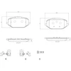 Image de Jeu De Plaquettes De Frein, Frein À Disque P 61 142 Brembo Brembo P61142 Citroen;Ds;Fiat;Opel;Peugeot;Toyota