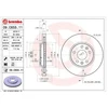 Image de Disque De Frein Brembo 09.c655. Alpine;Dacia;Mercedes-Benz;Nissan;Renault