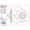 Image de Disque De Frein Brembo 09.d250. Volvo