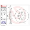 Image de Disque De Frein Brembo 09.n316. Opel
