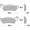 Image de Jeu De Plaquettes De Frein, Frein À Disque 07bb28sp Brembo Brembo 07bb28sp