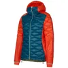 Image de La Sportiva - Aiguille Down Jkt - Doudoune femme Storm Blue / Cherry Tomato - M