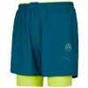 Image de La Sportiva - Trail Bite Short - Short trail homme Storm Blue / Lime Punch - L