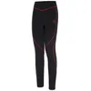 Image de La Sportiva - Instant Pant - Collant running femme Black / Cherry Tomato - M