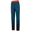 Image de La Sportiva - Kyril Pant W femme - Pantalon ski de randonnée Storm Blue / Cherry Tomato - XS - Regular