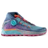 Image de La Sportiva - Cyklon - Chaussures trail femme Storm Blue / Cherry Tomato - 41