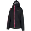 Image de La Sportiva - Pocketshell Jkt - Veste imperméable femme Black / Hibiscus - M
