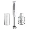 Image de Braun MultiQuick 5 - Mixeur plongeant avec mini hachoir pour soupes, smoothies et purées bébé, 21 vitesses + Turbo, Verre doseur, 1000W, Blanc (MQ50201M) en occasion ou reconditionné