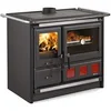 Image de Cuisinière à bois Rosa XXL.16 Steel - Acier noir - Four 78 L