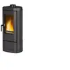 Image de Poêle à bois fonte 6.6kw noir antracite CANDYLEAN