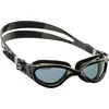 Image de Cressi Flash Goggles Black/Black Grey Smoked Lens, Lunettes de Natation pour Homme avec Oculaire Séparé Anti-buée, Anti-rayures et Verres Anti-UV, Noir/Gris_Lentilles Fumée, Taille Unique en occasion ou reconditionné