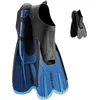 Image de Cressi Agua Short Fins - Palmes Courtes Légères et Réactives pour la Natation et Snorkeling, Noir/Bleu, 37/38, Unisexe Adultes en occasion ou reconditionné