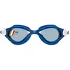 Image de CRESSI Depuis 1946 - Flash Goggles - Lunettes avec Lentilles Séparées, Natation, Piscine, Snorkeling, Triathlon, Anti-Buée_Rayures_UV - Métal Bleu/Blanc_Verres Fumés - Taille Unique en occasion ou reconditionné