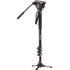 Image de Manfrotto Video Monopod XPRO+, Tige de Stabilisateur pour Appareil Photo et Vidéo à 4 Sections en Aluminium, avec Base Fluide, Support Smartphone et Téléphone en occasion ou reconditionné