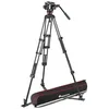 Image de Manfrotto 504X Tête Vidéo Fluide Trépied Aluminium Deux Jambes, avec Ecarteur au Sol, pour Reflex et Appareils Photo Numériques, Caméscopes, Photographes et Vidéastes, Sac de Transport, Charge 12 kg en occasion ou reconditionné