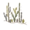 Image de Mauro Ferretti - Cadre en métal Cactus 90 x 2.5 x 64 cm