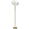 Image de Lampadaire avec structure tissée et sphères en verre dépoli Glamy 4
