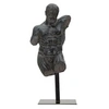 Image de Buste sculpture homme en résine noire Ercole