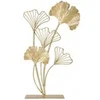 Image de Objet Déco en Métal Petites Feuilles 44cm Or