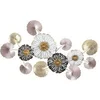 Image de Décoration Murale Métal Design Fleurs 106cm Multicolore