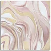 Image de Toile Peinture "Pinkly" abstraite 80x80cm Multicolore