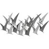 Image de Décoration Murale Métal Gabbiani Design Gris H47.6cm